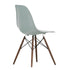 Cadeira Eames em Plástico DSW / Base dark maple